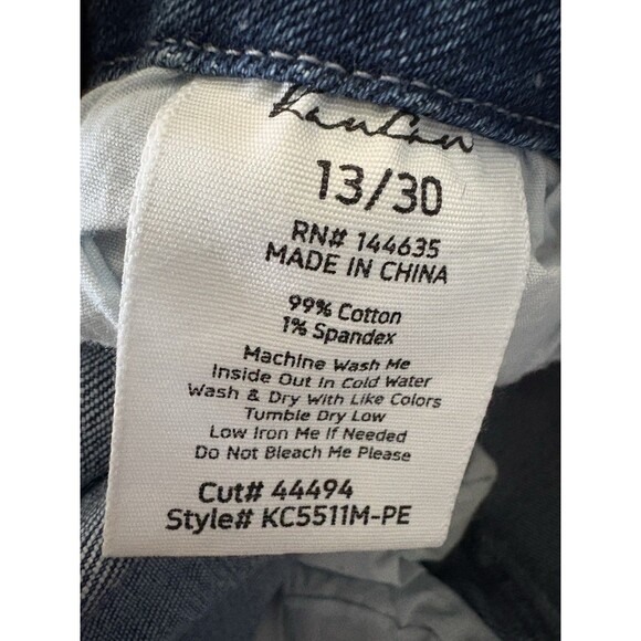 KanCan Hawthorne High Rise Flare Medium Wash Jeans Denim Blue Size 13 30 Petite - Picture 5 of 6